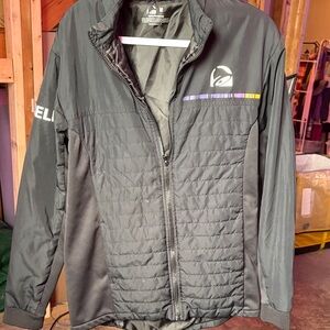 Official Taco Bell employee winter jacket with the latest version of the uniform